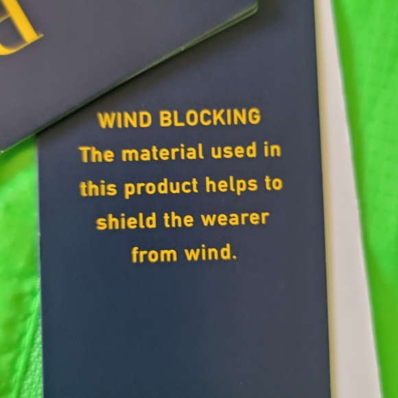 Ralph Lauren Windbraker Jacket Packable Water Resistent Sze 5 Green Neon Color - Picture 6 of 17